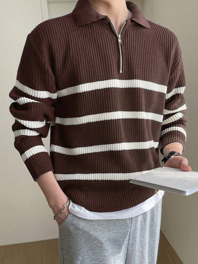 Heracles - Gestreifter Zip-up