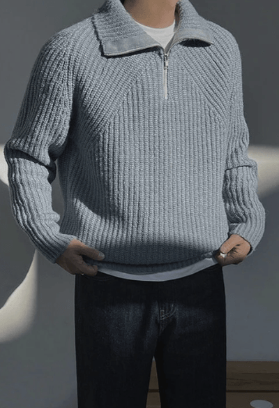 Heracles - Azure Zip-up
