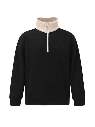 Heracles - Plüsch Winter Halb-Zip Pullover