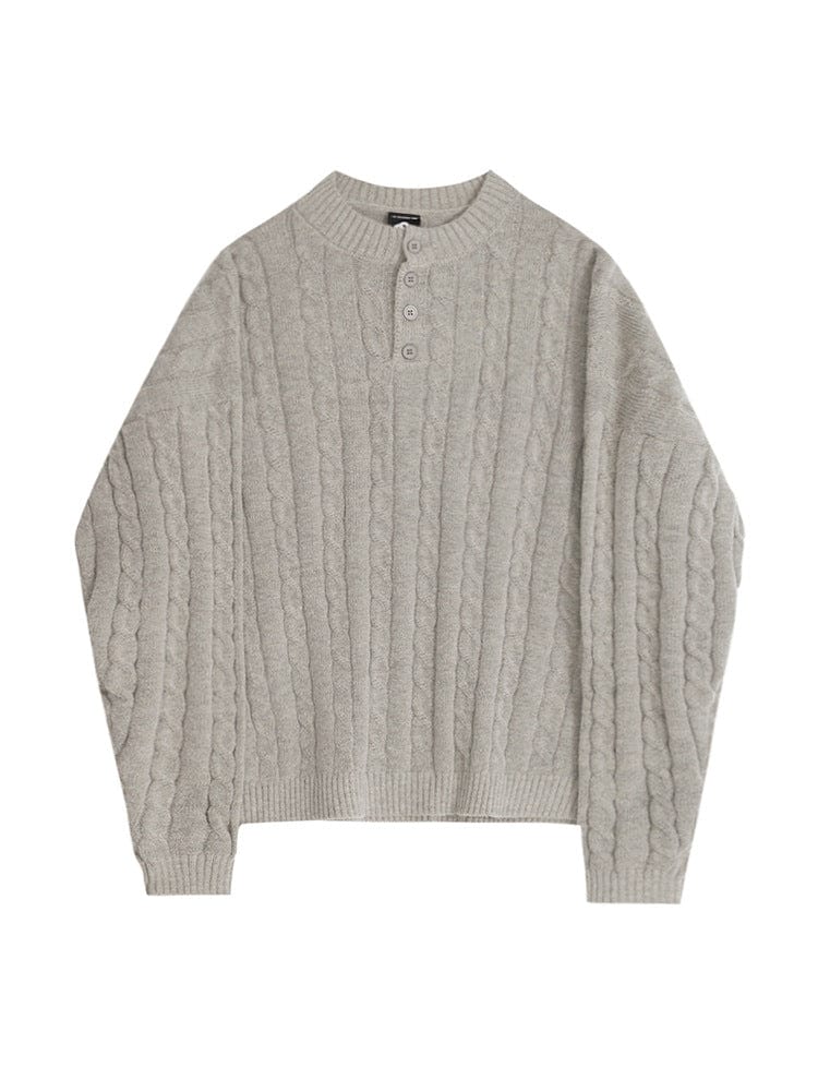 Heracles - Henley Pullover Herren aus Wolle