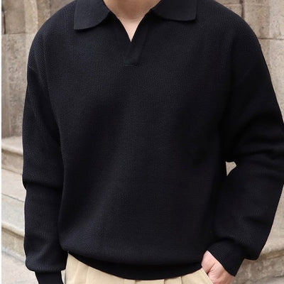 Heracles - Old-Money Waffelstrick-Polo