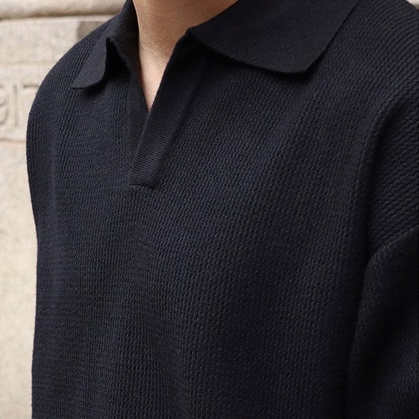 Heracles - Old-Money Waffelstrick-Polo