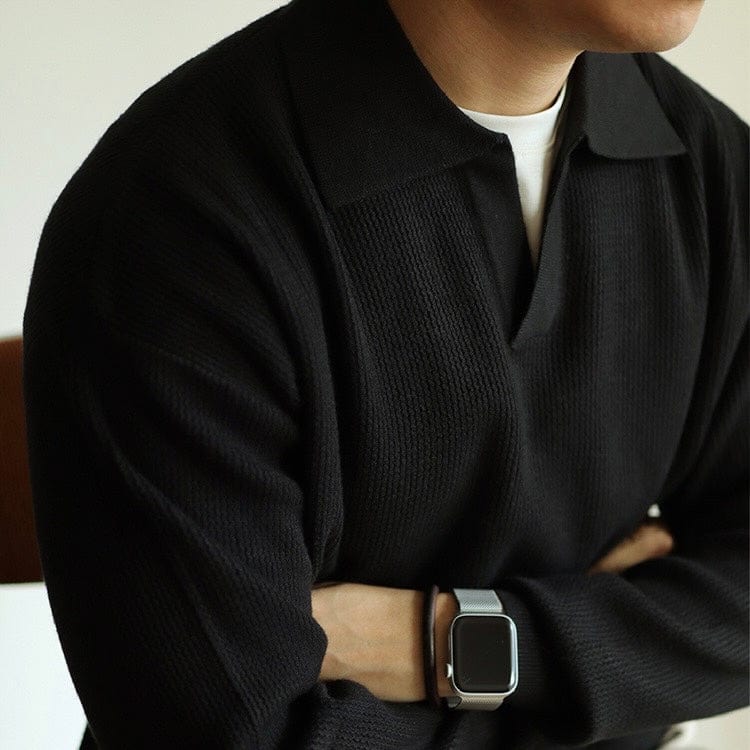 Heracles - Old-Money Waffelstrick-Polo