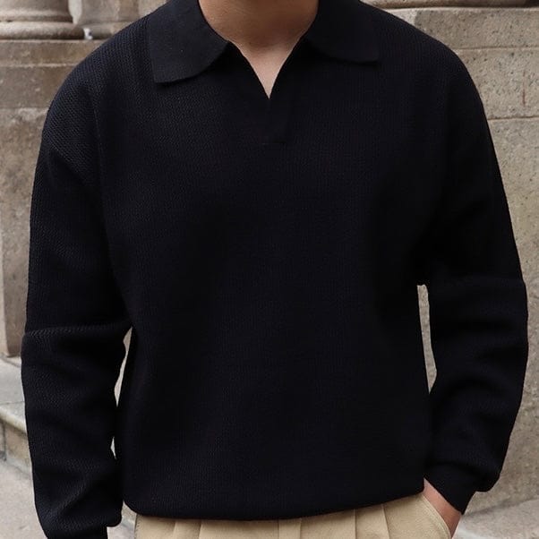 Heracles - Old-Money Waffelstrick-Polo