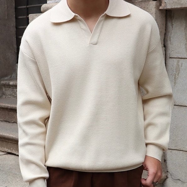 Heracles - Old-Money Waffelstrick-Polo