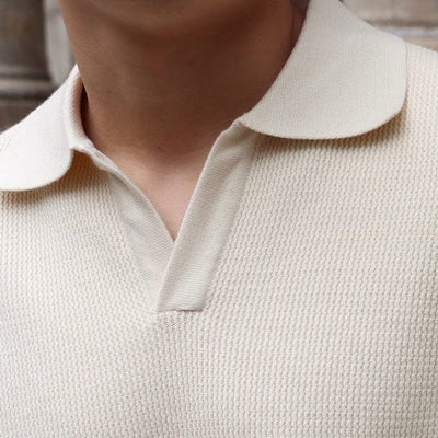 Heracles - Old-Money Waffelstrick-Polo